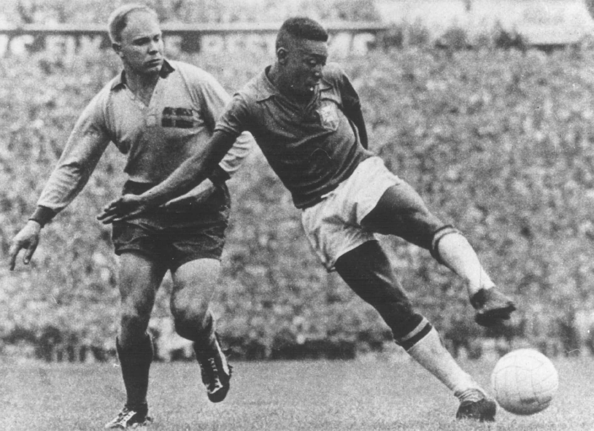 Iconic World Cup final shirt worn by Pele in 1958 tipped to sell at auction for staggering sum