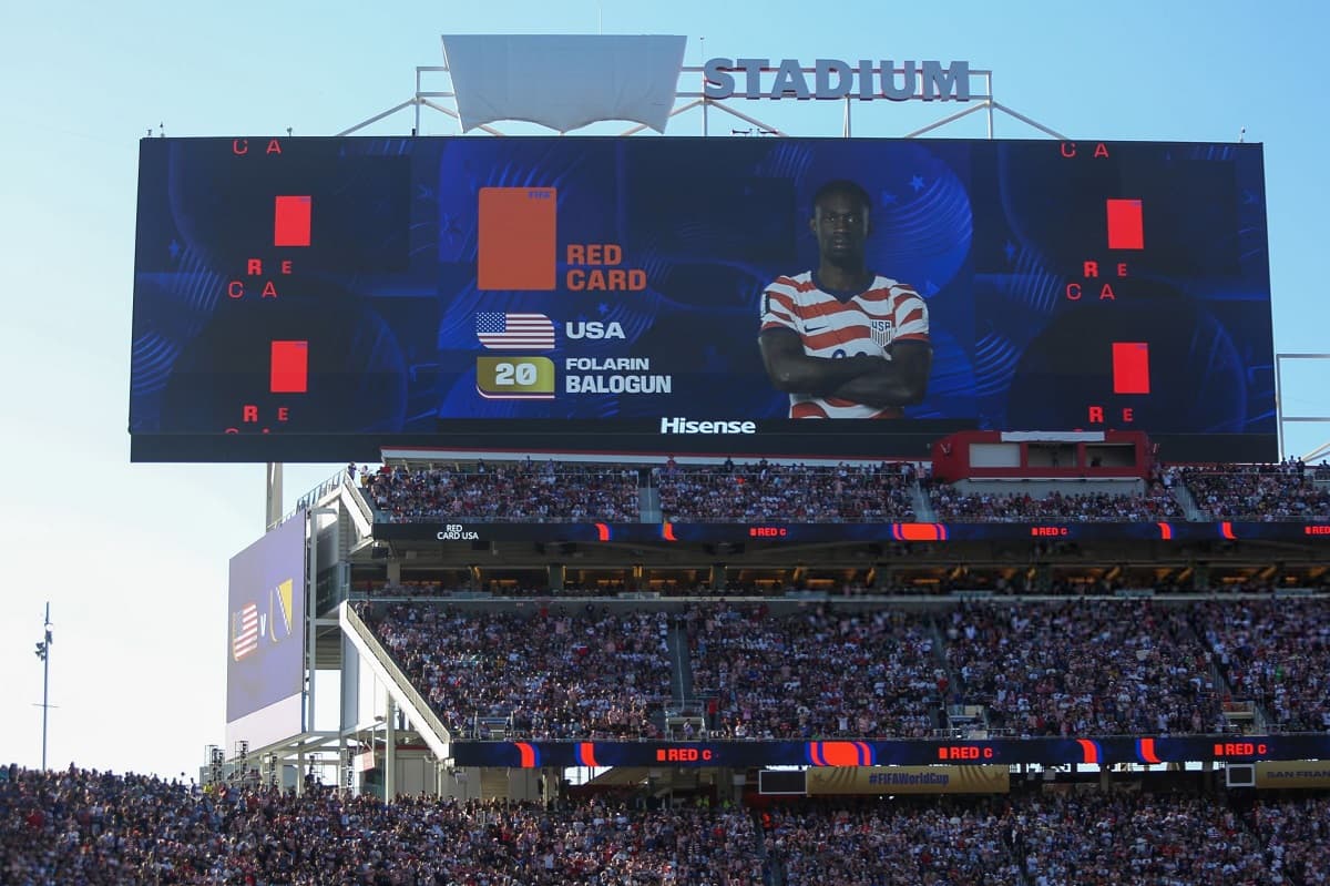 USMNT gets huge World Cup boost as Balogun red card overturned