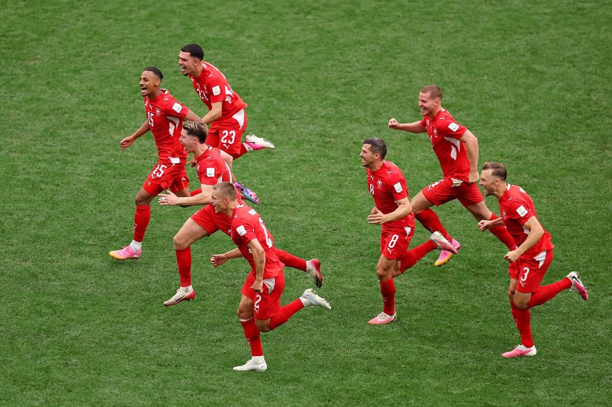 Switzerland beat Colombia on penalties to set up Argentina clash