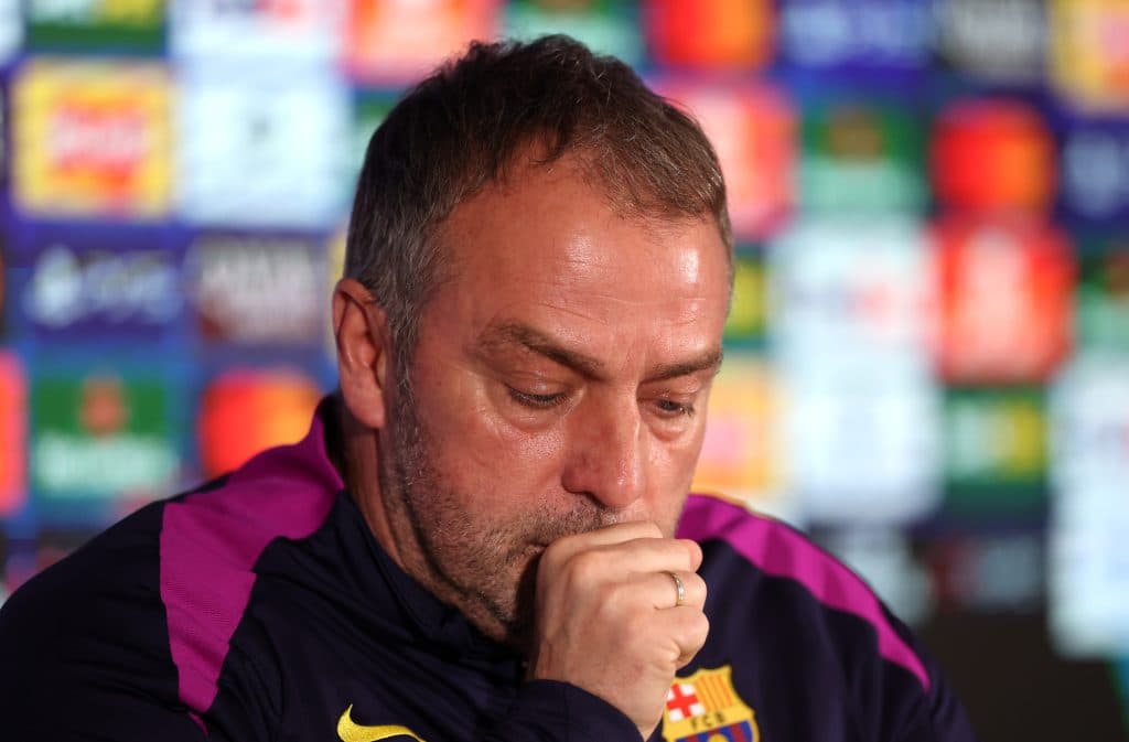 Barcelona coach Hansi Flick dreaming of a 100-point finish in La Liga